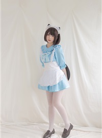 Guchuan No.060 blue kitten maid(12)